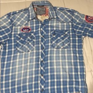 Buckle affliction shirt